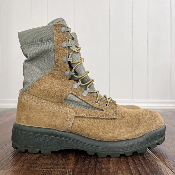 Belleville Combat Boot AFTW 16-D-1023 Goretex Vibram Safe Fly USA Made Size 10.5 - Picture 1 of 15